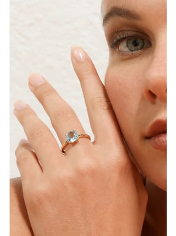 OR ÉCLAT Gold-Ring "Topaze Unique" mit Edelstein