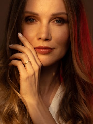 OR ÉCLAT Gouden ring "Feuille détachée"