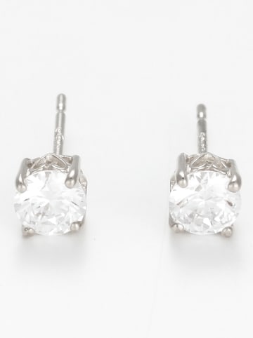 OR ÉCLAT Weißgold-Ohrstecker mit Edelsteinen