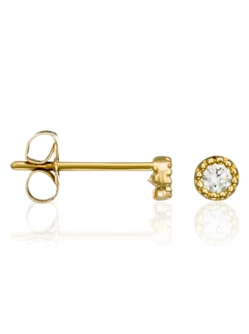 OR ÉCLAT Gold-Ohrstecker "Petits Ronds" mit Edelsteinen
