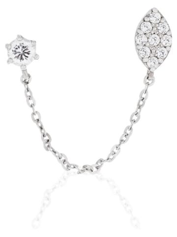 OR ÉCLAT Weißgold-Ohrstecker "Princière" mit Edelsteinen