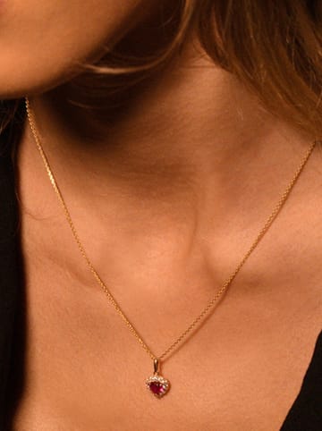 OR ÉCLAT Złota zawieszka z cyrkoniami