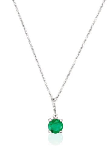 OR ÉCLAT Złota zawieszka "Mon émeraude" ze szmaragdem