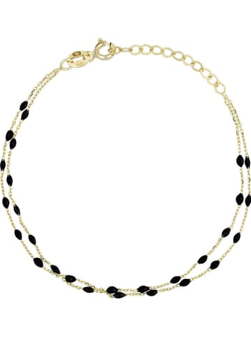 OR ÉCLAT Gouden armband "Double Amada Noir"