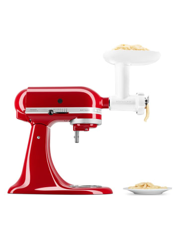 KitchenAid 2tlg. Set: Fleischwolf und Spritzgebäckaufsatz "5KSMFGCA" in Weiß