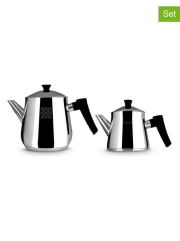 InnovaGoods 2er-Set: Edelstahl-Teekannen ''Definition''