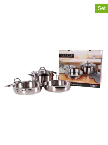 InnovaGoods 5tlg. Edelstahl-Kochgeschirr-Set ''Modernist''