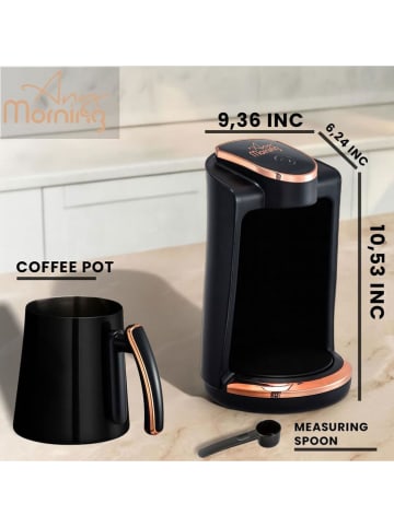 InnovaGoods Koffiemachine "LI23201S" zwart - (B)16 x (H)27 x (D)24 cm