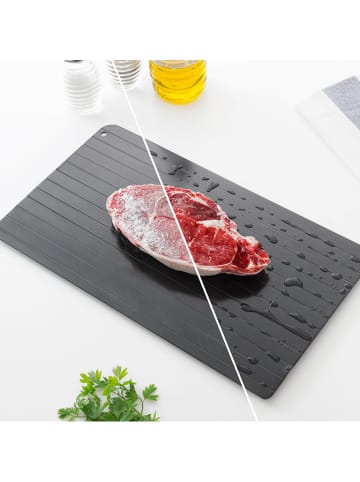 InnovaGoods Ontdooiplaat zwart - (B)35,5 x (H)1 x (D)20,5 cm