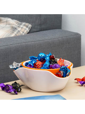 InnovaGoods 2-delige set: kommen wit/oranje