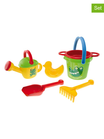 GOWI 6-delige zandspeelgoedset "Eend" - vanaf 12 maanden