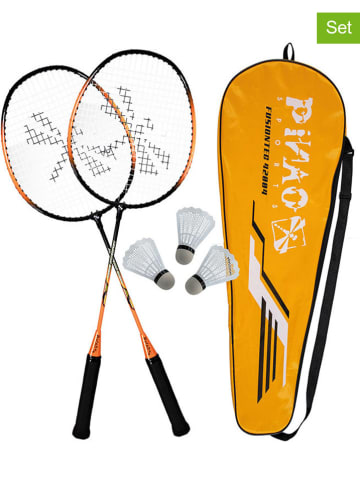 PINAO 5tlg. Badminton-Set "Family" in Orange - ab 9 Jahren