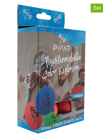 PINAO 6-delige set: tafeltennisballen - vanaf 3 jaar