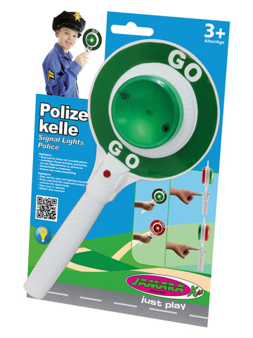 Jamara Polizeikelle in Grün/ Rot - (B)11,7 x (H)25,3 x (T)3,8 cm