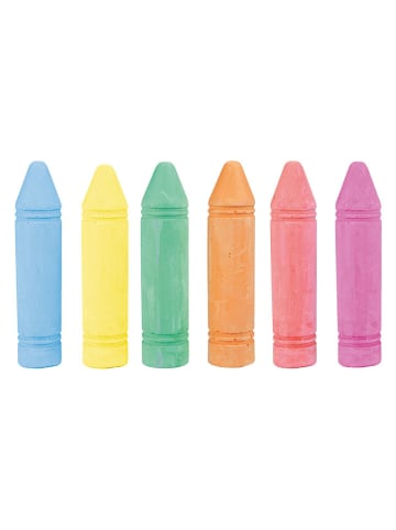 Toi-Toys 6-delige set: XL krijtjes "CHALKY CHALK" - vanaf 3 jaar