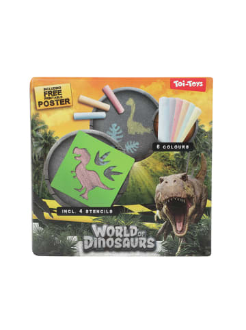 Toi-Toys Stoepkrijt met sjablonen - vanaf 3 jaar