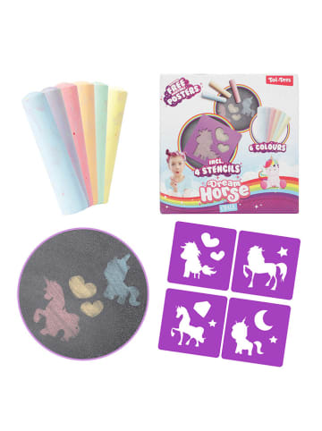 Toi-Toys Stoepkrijt met sjablonen - vanaf 3 jaar