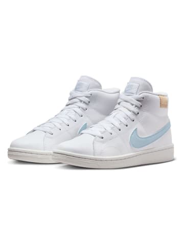 Nike Sportswear Leren sneakers "Court Royale 2 Mid" wit/lichtblauw
