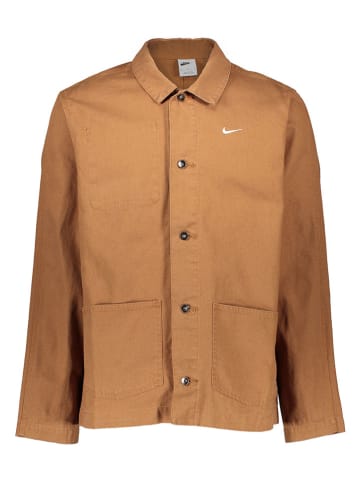 Nike Sportswear Hemdjacke "Life Chore" in Hellbraun