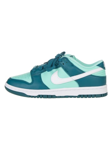 Nike Leren sneakers "Dunk Low" petrol/mintgroen/wit