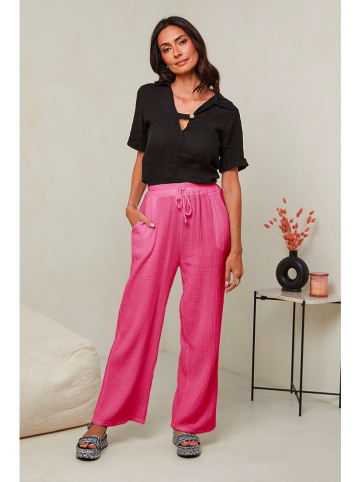Le Monde du Lin Hose in Pink