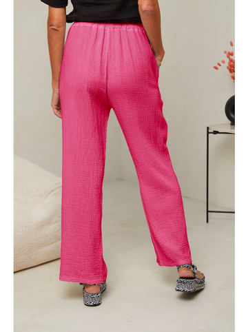 Le Monde du Lin Hose in Pink