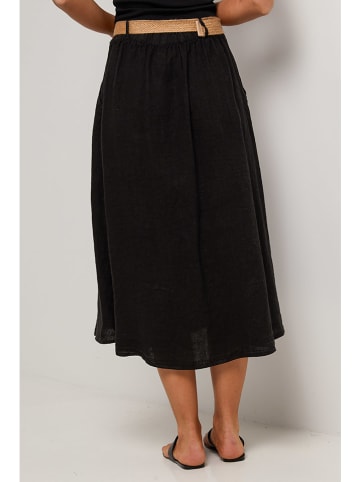 Le Monde du Lin Spódnica w kolorze czarnym