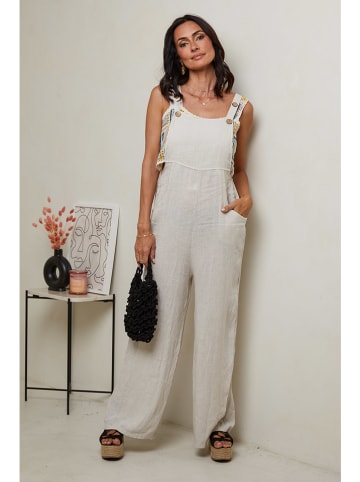 Le Monde du Lin Leinen-Latzhose in Beige