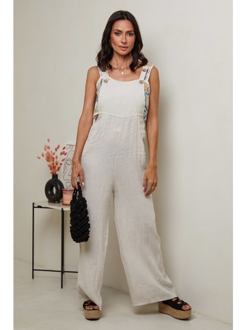 Le Monde du Lin Leinen-Latzhose in Beige