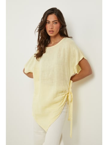Le Monde du Lin Linnen tuniek geel