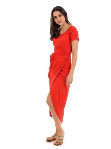 Fille de Coton Kleid "Lydia" in Rot