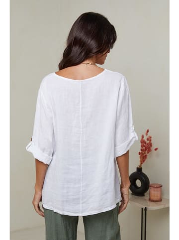 Le Monde du Lin Linnen shirt wit