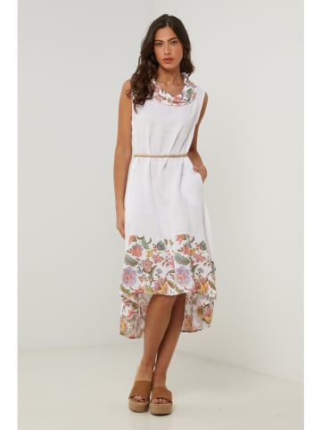 Le Monde du Lin Leinen-Kleid in Weiß