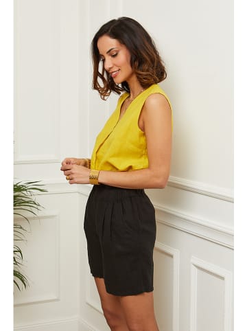 Le Monde du Lin Linnen top geel