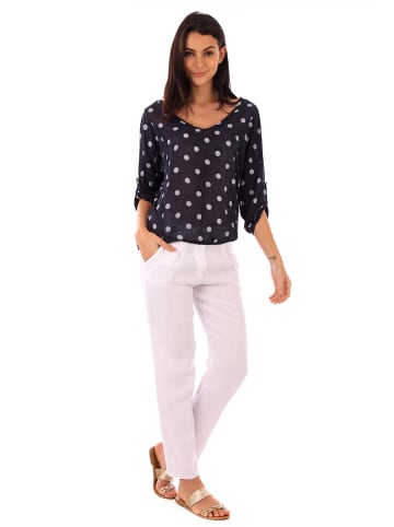 Lin Passion Leinen-Shirt in Dunkelblau