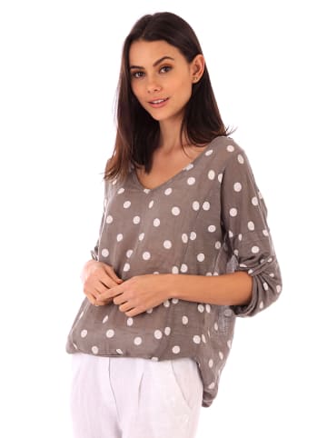 Lin Passion Leinen-Shirt in Taupe