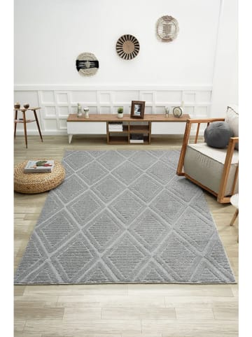 Conceptum Hypnose Hochflor-Teppich ''0742B'' in Grau