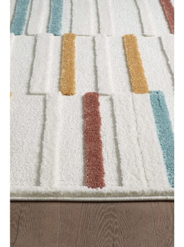 Conceptum Hypnose Hochflor-Teppich in Creme/ Bunt