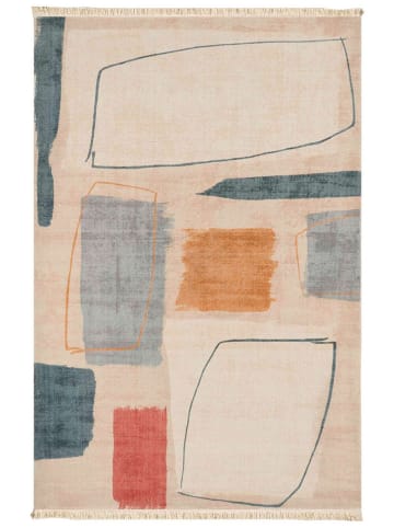 Conceptum Hypnose Baumwoll-Teppich ''150'' in Beige/ Bunt