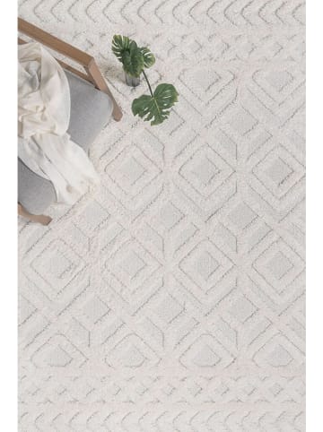 Conceptum Hypnose Hochflor-Teppich ''830B'' in Weiß