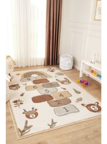 Conceptum Hypnose Kurzflor-Teppich ''Bohem Kids'' in Beige