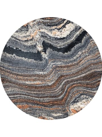 Conceptum Hypnose Kurzflor-Teppich ''CT-2087'' in Blau/ Braun