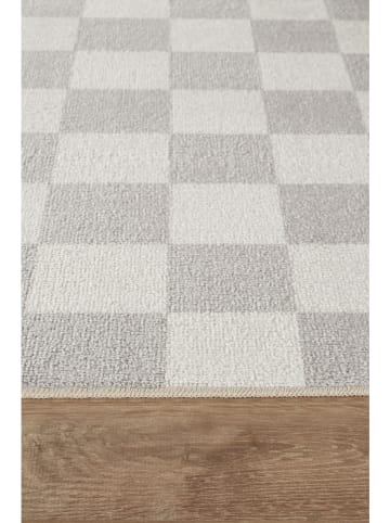 Conceptum Hypnose Laagpolig tapijt ''Damas'' lichtgrijs/crème