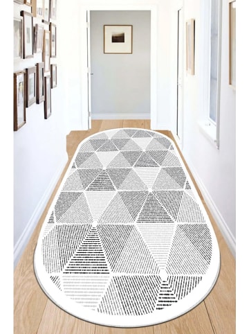 Conceptum Hypnose Dywan "Ecora Oval" w kolorze biało-szarym