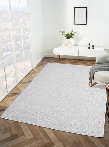 Mioli Kurzflor-Teppich ''Elex'' in Weiß