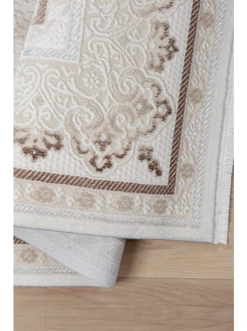 Mioli Laagpolig tapijt "Elex" beige/lichtbruin