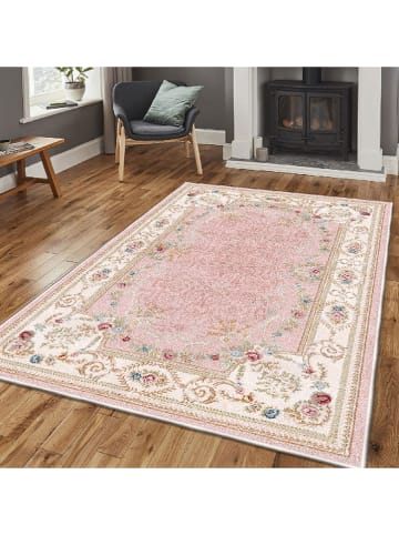 Mioli Kurzflor-Teppich in Rosa