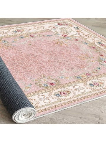 Mioli Kurzflor-Teppich in Rosa