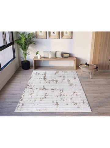 Conceptum Hypnose Kurzflor-Teppich ''Essa'' in Creme/ Braun