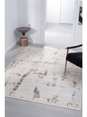 Conceptum Hypnose Kurzflor-Teppich ''Essa'' in Creme/ Braun